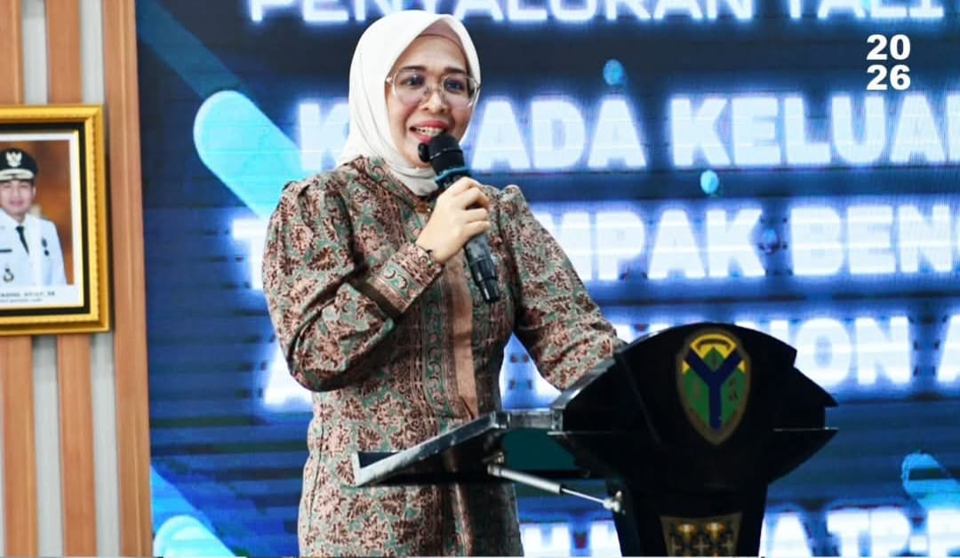 Ketua Tim Penggerak Pemberdayaan dan Kesejahteraan Keluarga (TP-PKK) Kabupaten Batang Hari, Ibu Zulva Fadhil,