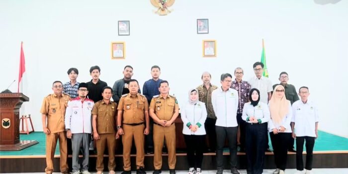 pelantikan pengurus Dewan Pengurus Daerah (DPD) Asosiasi Pedagang Pasar Seluruh Indonesia (APPSI) Kabupaten Batang Hari.