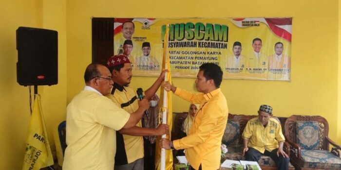Dewan Pimpinan Daerah (DPD) Partai Golkar Kabupaten Batang Hari sukses menggelar Musyawarah Kecamatan (Muscam) ke-12 untuk Kecamatan Pemayung