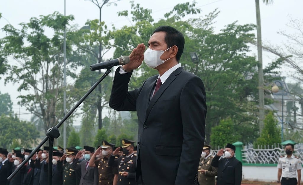 Upacara Peringatan Hari Kesaktian Pancasila Tahun 2026 tingkat Kabupaten Batang Hari.