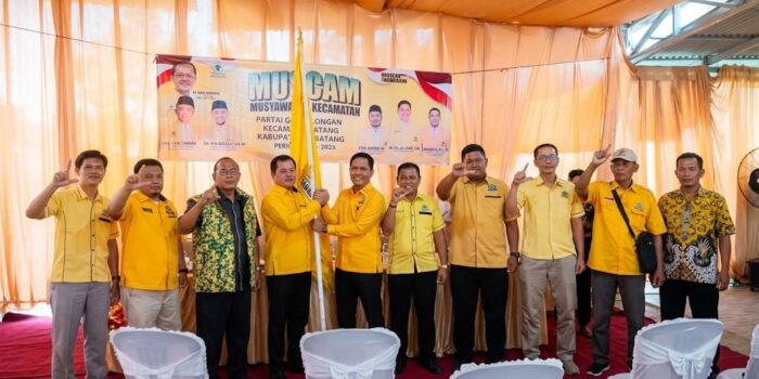 Dewan Pimpinan Daerah (DPD) Partai Golkar Kabupaten Batang Hari sukses gelar Musyawarah Kecamatan (Muscam) Kecamatan Batin XXIV.