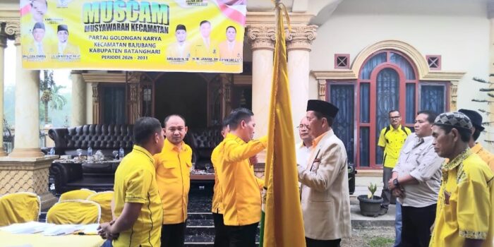 Partai Golongan Karya (Golkar) Kecamatan Bajubang, sukses menggelar Musyawarah Kecamatan (Muscam).