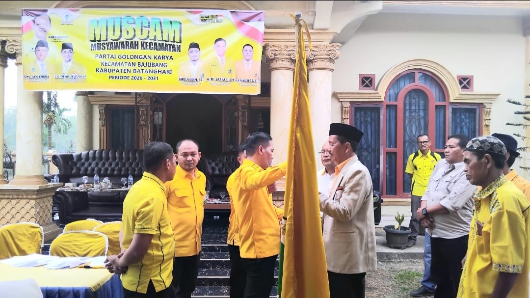 WhatsApp Image 2026-10-10 at 20.02.14 Partai Golongan Karya (Golkar) Kecamatan Bajubang, sukses menggelar Musyawarah Kecamatan (Muscam).