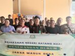 Kejaksaan Negeri Batang Hari gelar program Penerangan Hukum melalui kegiatan Jaksa Masuk Desa di Desa Aro, Kecamatan Muara Bulian, Kabupaten Batang Hari.